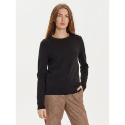 Tommy Hilfiger Пуловер WW0WW44984 Черен Regular Fit