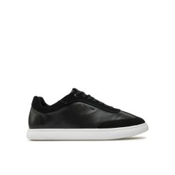 Calvin Klein Сникърси Cupsole Lace Up - Lth Sue Mix HW0HW02435 Черен