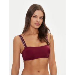 Calvin Klein Swimwear Горнище на бански KW0KW02731 Бордо