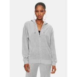 Juicy Couture Суитшърт Halan JCWAS24342 Сив Oversize
