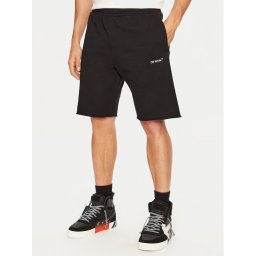 Off-White Спортни шорти OMCI006S22FLE0151001 Черен Regular Fit