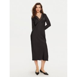 Calvin Klein Коктейлна рокля K20K207845 Черен Regular Fit