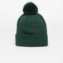 Шапка New Era Los Angeles Dodgers Knit Medium Wmns MLB Wmns Metallic Bobble Beanie Dark Green Universal