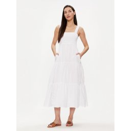 Seafolly Лятна рокля 54865-DR Бял Regular Fit