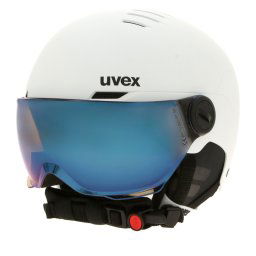 Скиорска каска Uvex Rocket Jr. Visor 56/6/263/10/03 Бял