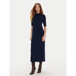 Tommy Hilfiger Ежедневна рокля WW0WW44430 Тъмносин Slim Fit