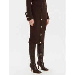 ViCOLO Миди пола 55017S Кафяв Regular Fit