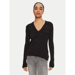 Liu Jo Пуловер WF4431 MA49P Черен Regular Fit