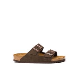 Birkenstock Чехли Arizona zamsz 0951313 Кафяв