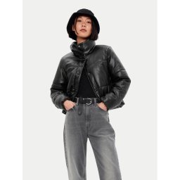 Gap Яке от имитация на кожа 486399 Черен Regular Fit