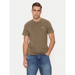Schott NYC Тишърт TSCLAWS1 Каки Regular Fit