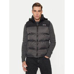 SCHOTT N.Y.C. Жилетка за костюм UTAHV Сив Regular Fit