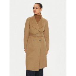Liu Jo Вълнено палто WF4060 T4627 Кафяв Regular Fit