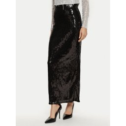 ONLY Макси пола Mary 15337139 Черен Regular Fit