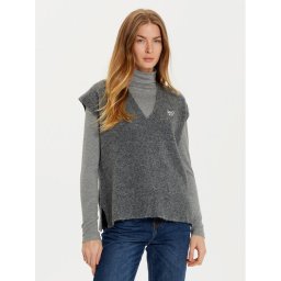 Liu Jo Пуловер WF4432 MA49P Сив Regular Fit