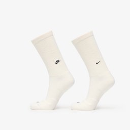Nike Everyday Cushioned Crew Socks 2-Pack Sail/ Black S