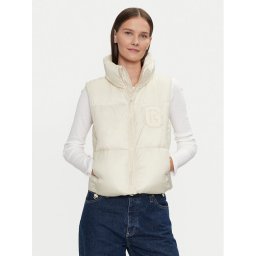 Gap Жилетка за костюм 500882-01 Екрю Regular Fit