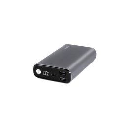 Външна батерия ttec ReCharger Pro LCD 15.000mAh PD 65W Powerbank S - Сива