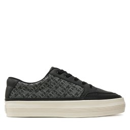 Сникърси Tommy Hilfiger Vulc Leather Sneaker Monogram FW0FW08331 Черен