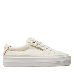 Сникърси Tommy Hilfiger Essential Vulc Textile Sneaker FW0FW08323 Екрю