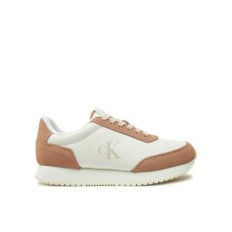 Calvin Klein Jeans Сникърси Runner Laceup Low Mix Mg YW0YW01798 Бял