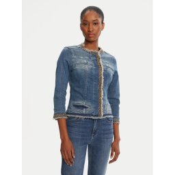 Liu Jo Дънково яке UXX039 D4128 Тъмносин Regular Fit