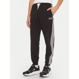 EA7 Emporio Armani Долнище анцуг 6DPP69 PJ9FZ 1200 Черен Regular Fit