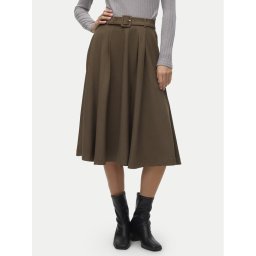 Vero Moda Пола тип трапец Tarisa 10318628 Кафяв Regular Fit