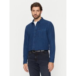 Lee дънкова риза Leesure 112355712 Син Regular Fit
