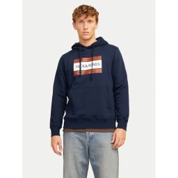Jack & Jones Суитшърт 12262513 Тъмносин Regular Fit