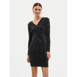 Vero Moda Коктейлна рокля Lucy 10316745 Черен Slim Fit