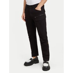G-Star Raw Текстилни панталони Zip Cargo 3D D25665-D846 Черен Tapered Fit