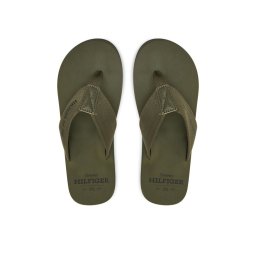 Tommy Hilfiger Джапанки Hilfiger 85 Beach Sandal FM0FM05339 Зелен