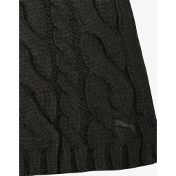 PUMA Dave Cable Knit Scarf Black