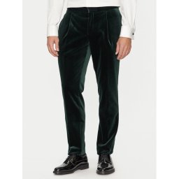 Hugo Текстилни панталони Getlin242E1X 50524910 Зелен Slim Fit