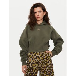 Alpha Industries Суитшърт 148041 Зелен Regular Fit
