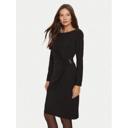 DKNY Коктейлна рокля DD4H1242 Черен Slim Fit