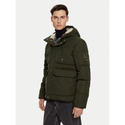 Jack & Jones Зимно яке Carl 12256901 Зелен Straight Fit