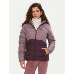 Jack Wolfskin Пухено яке Ather Down A60330 Виолетов Regular Fit