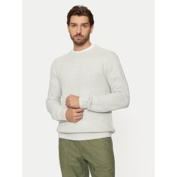 Jack & Jones Пуловер Hugo 12258607 Сив Regular Fit