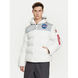 Alpha Industries Зимно яке 148135 Бял Regular Fit