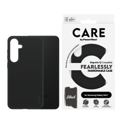 Гръб CARE by PanzerGlass за Samsung Galaxy S24 Plus, Fashion Black, QI,Черен