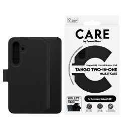 Калъф CARE by PanzerGlass за Samsung Galaxy S24 Plus, Feature Wallet, Tango 2 in1, Черен