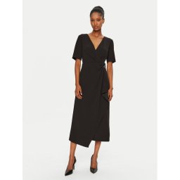 DKNY Коктейлна рокля DD4H1B66 Черен Slim Fit