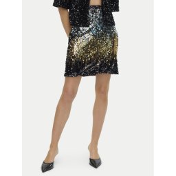 Vero Moda Мини пола Ria 10317317 Черен Slim Fit