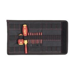 Комплект отвертка и накрайници, Wiha slimVario 41233, 10 части