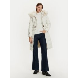 Morgan Пухено яке 242-GARENA Екрю Slim Fit