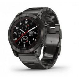 Garmin Fenix 7X Pro Sapphire Solar Edition Carbon Gray DLC Titanium с Vented Titanium каишка Смарт часовник