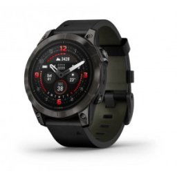 GARMIN EPIX PRO (Gen.2) Sapphire Edition 47 мм Carbon Grey DLC Titanium с Black кожена каишка Смарт часовник