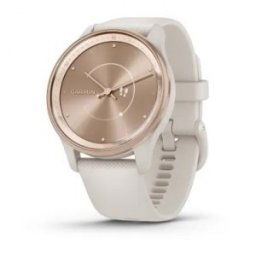 GARMIN vívomove® Trend - Peach Gold безел с Ivory корпус и силиконова каишка